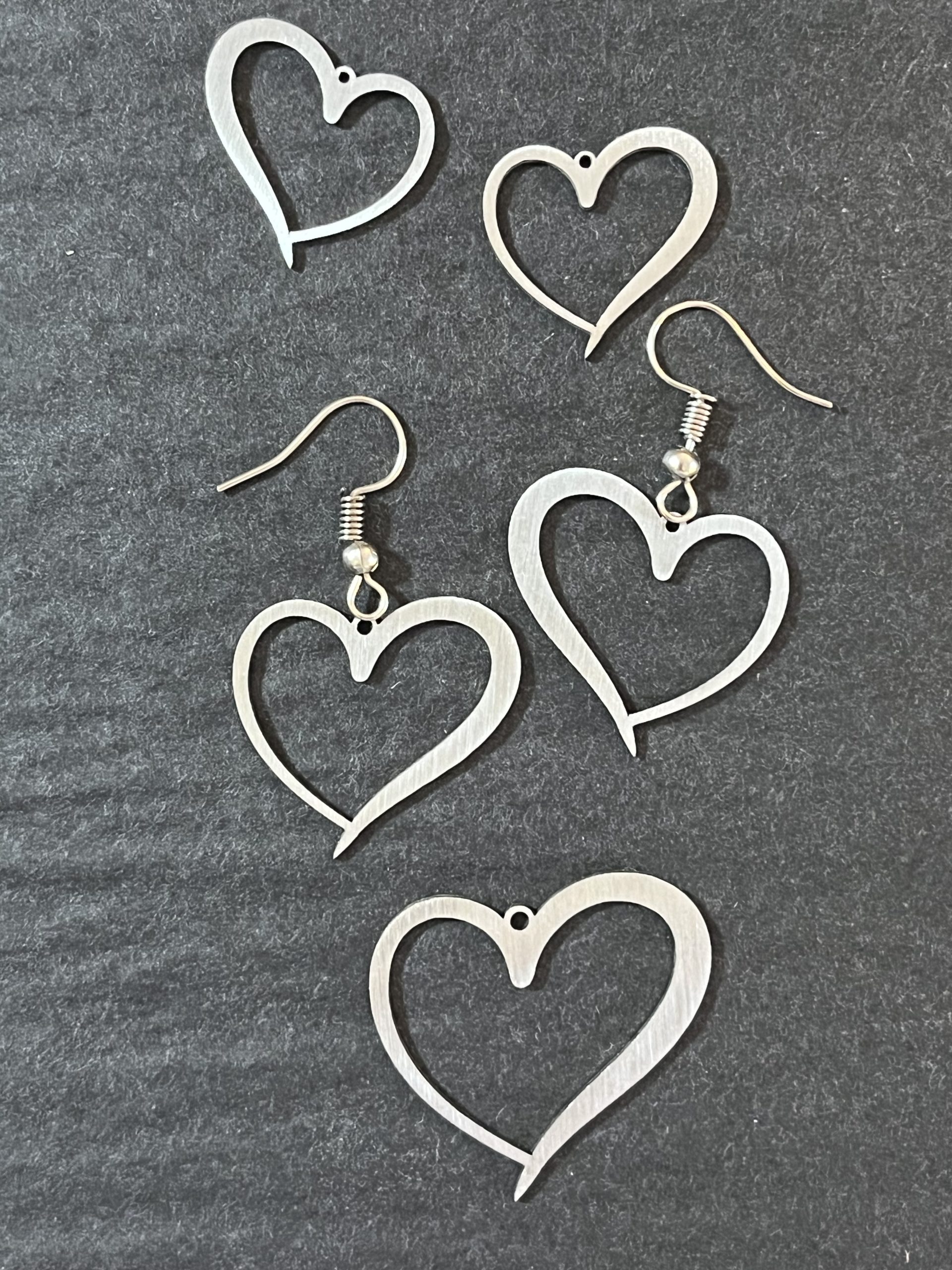 Boucles d'oreilles Coeurs – Image 3