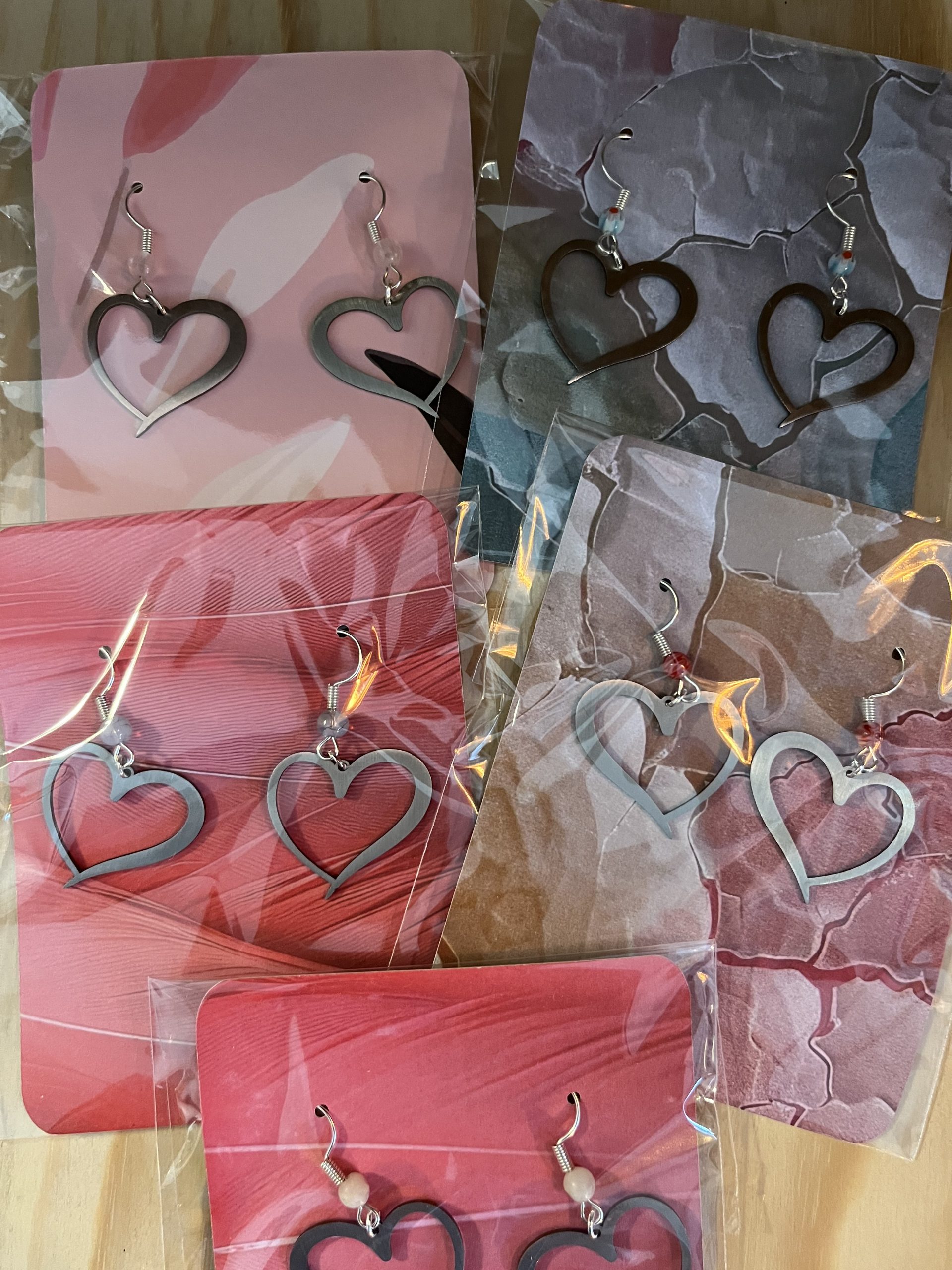 Boucles d'oreilles Coeurs – Image 2